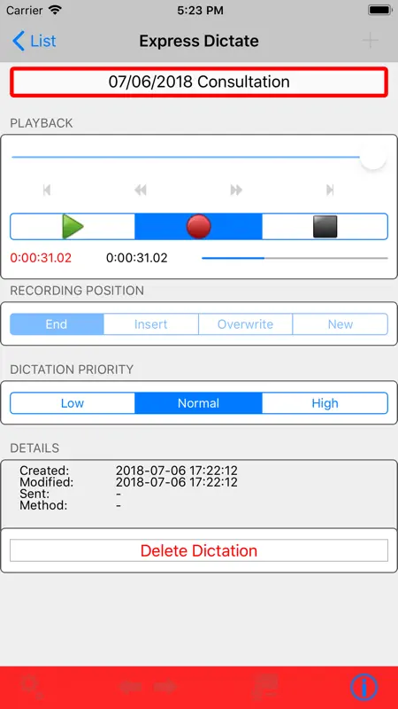 Express Dictate Professional screenshot 4 of 5