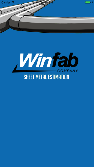 WinFab-Sheet Metal Estimation Screenshot