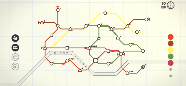 ‎Mini Metro+ Screenshot