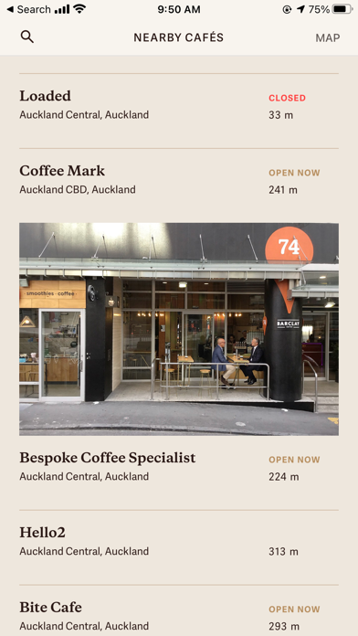 Screenshot #2 pour Café Finder