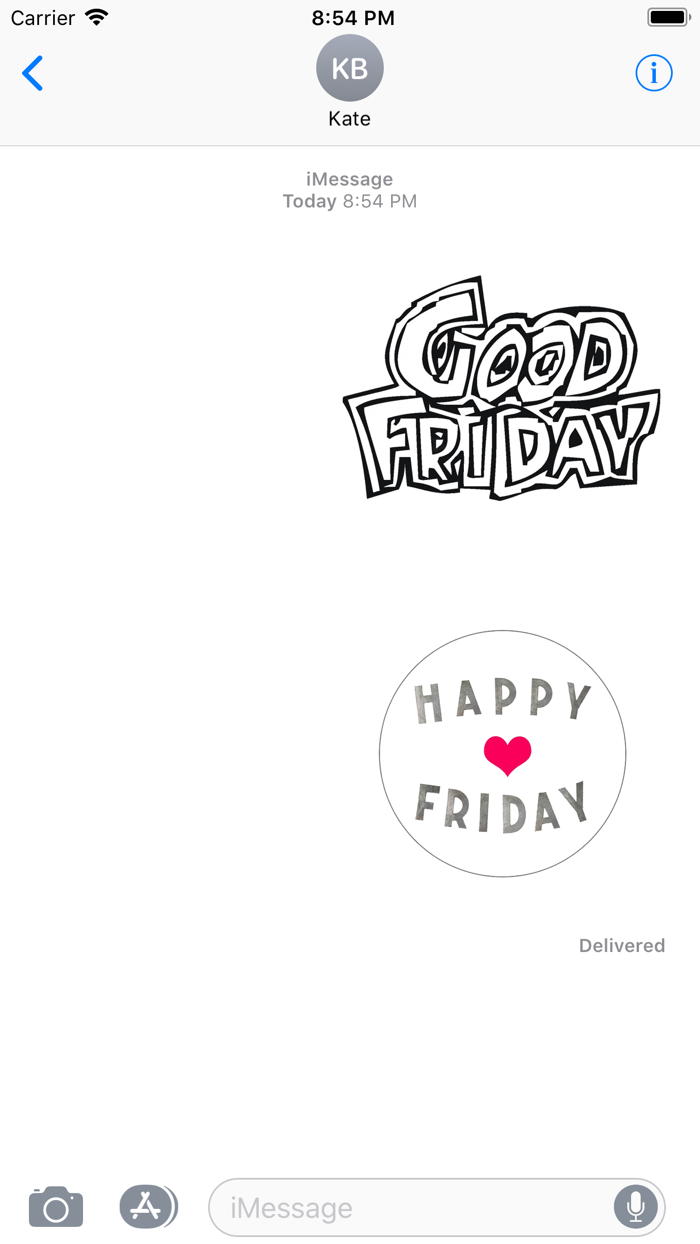 Good Friday Stickers 2018