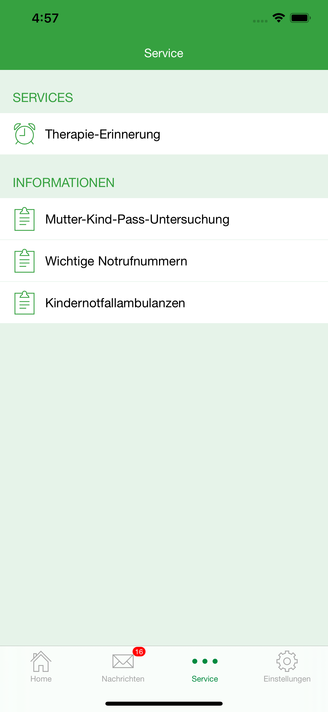 PraxisApp Mein Pädiater screenshot 3