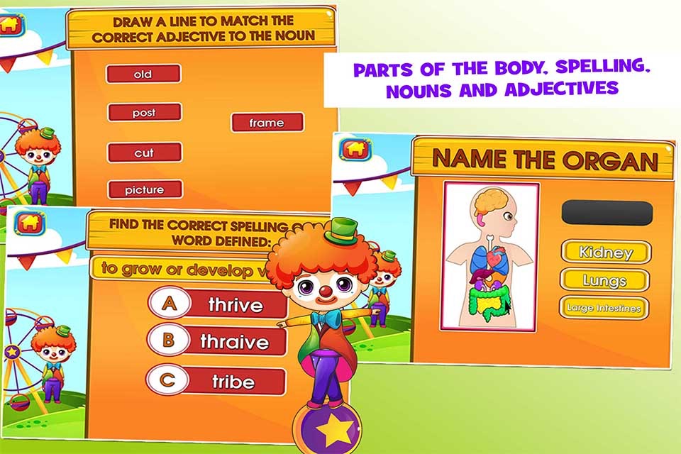 Circus Fourth Grade Games screenshot 4