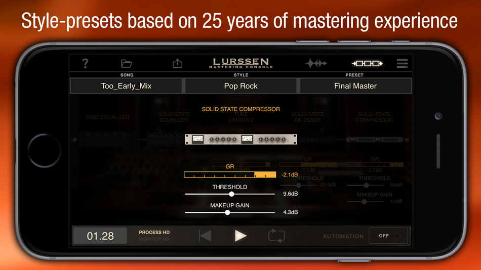 #3. Lurssen Mastering Console (iOS) 由: IK Multimedia US, LLC
