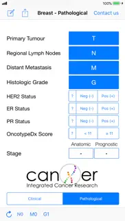 breast cancer staging tnm 8 iphone capturas de pantalla 3