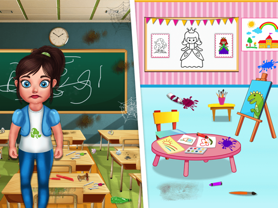 Screenshot #6 pour Baby School Cleaning