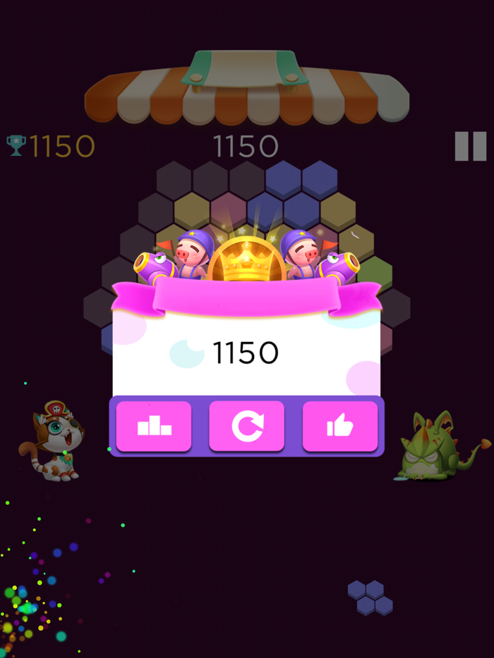 Hex Block Cube square