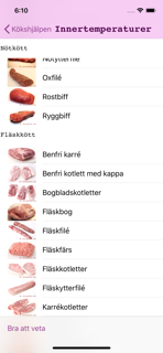 Kökshjälpen screenshot 2