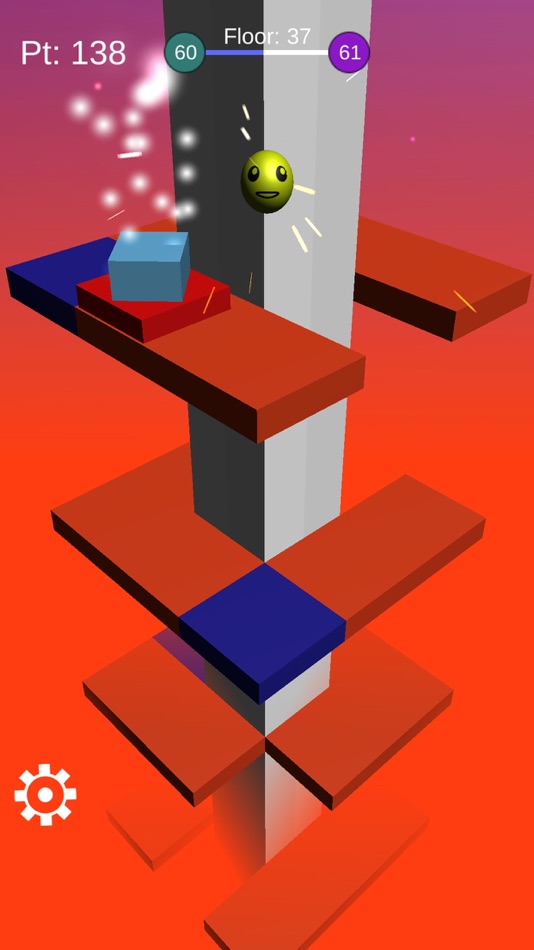 #1. Ball Helix Tower (iOS) Podle: EVENTRONIC SYSTEMS, SL