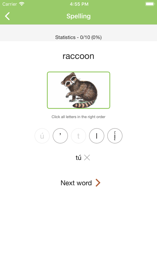 #4. SanCarlos Apache Vocab Builder (iOS) 由: The Language Conservancy, Inc.