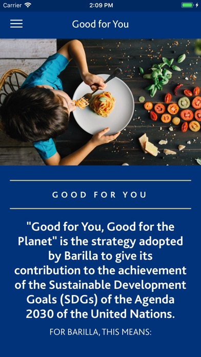Image of Barilla Sustainability 2018