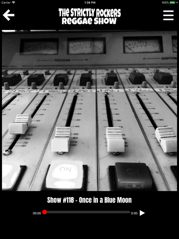 Strictly Rockers Reggae Show iPad screenshot 4 - Music app