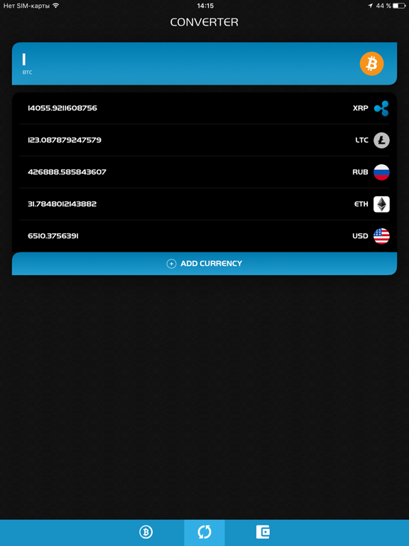 CryptomaniaLite iPad screenshot 2 - Finance app