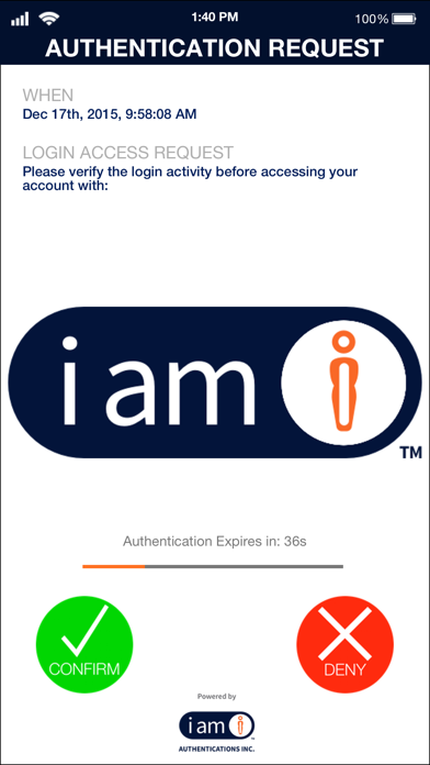 Screenshot #2 pour IAmI Authentication - Admin