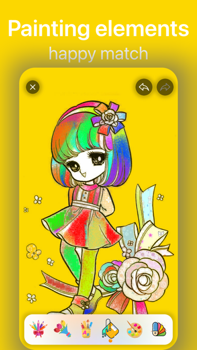 Princess coloring  and Paint Screenshot