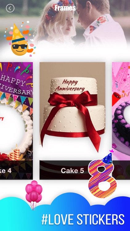 Anniversary Cake Photo Frame screenshot-3