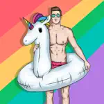 Sexy Gay Stickers App Cancel