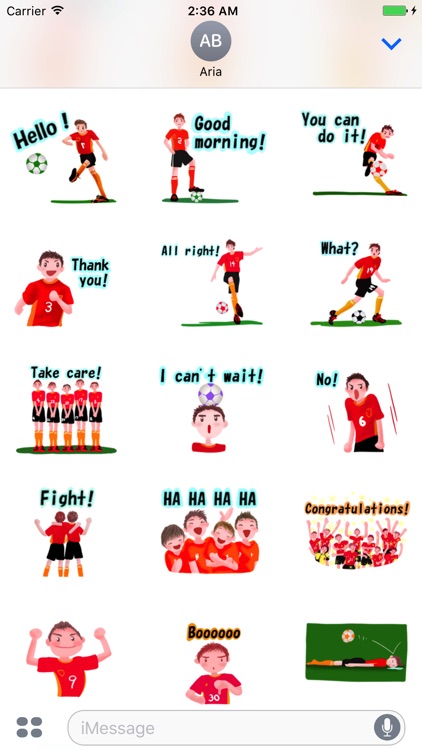 Boys Love Soccer Emoji Sticker