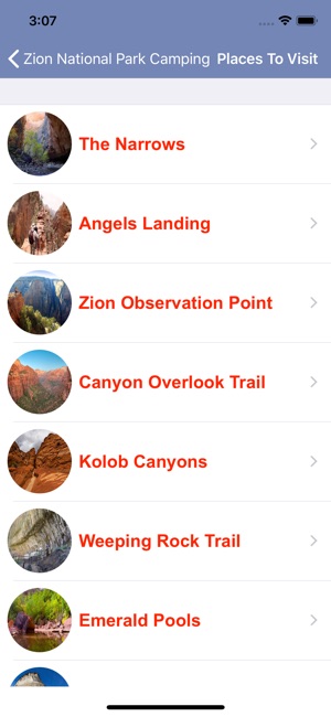 Zion National Park Camping(圖1)-速報App