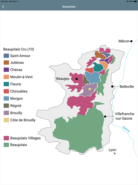 Wine Study iPad screenshot 7 - Education app