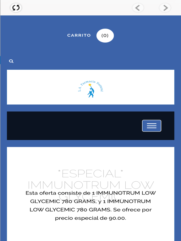 L.A. Farmacia Natural iPad screenshot 2 - Business app