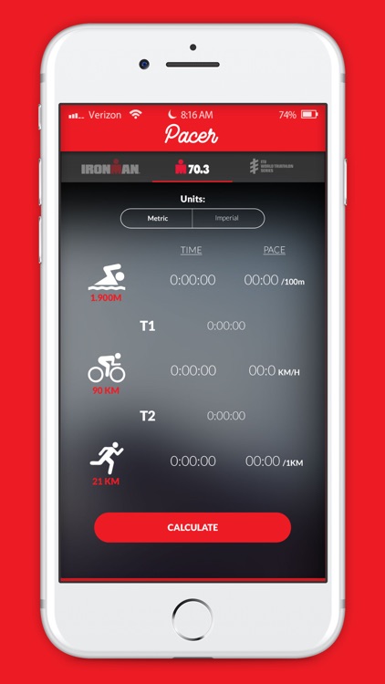 Pacer - Tri Time Calculator