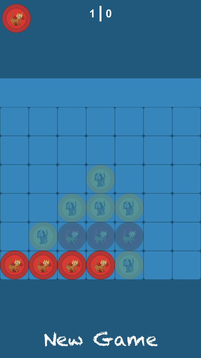 4 in a Row - Kittens and Puppies