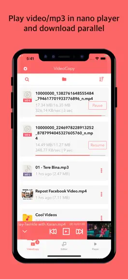 Game screenshot VideoCopy: downloader, editor mod apk
