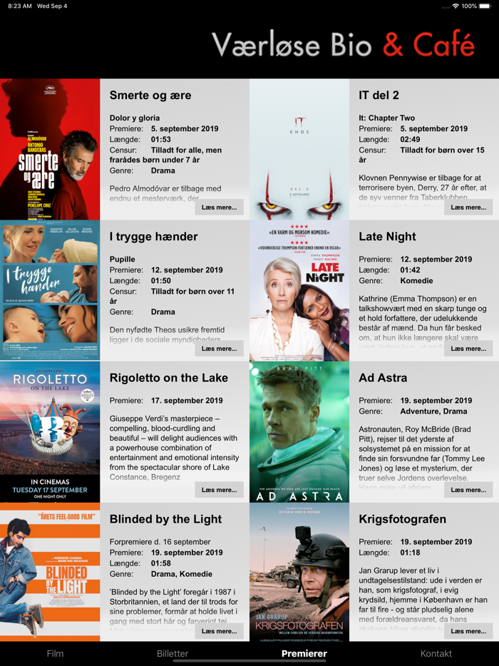 Værløse Bio 1 and 2