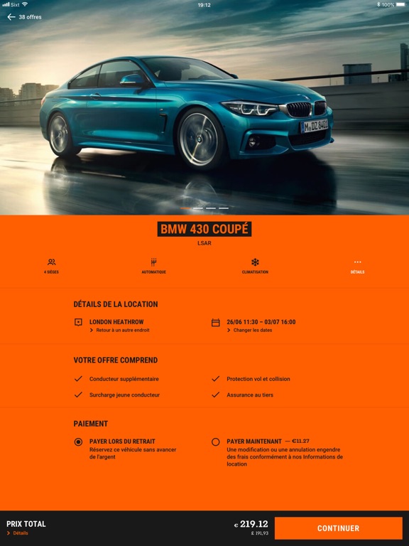 Screenshot #5 pour SIXT rent, share, ride & plus