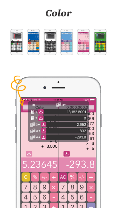 Calculator + - Twin Plus App #のおすすめ画像7