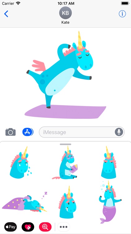 Emotional Unicorn Stickers