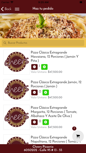 Cheers Pizzería App(圖2)-速報App