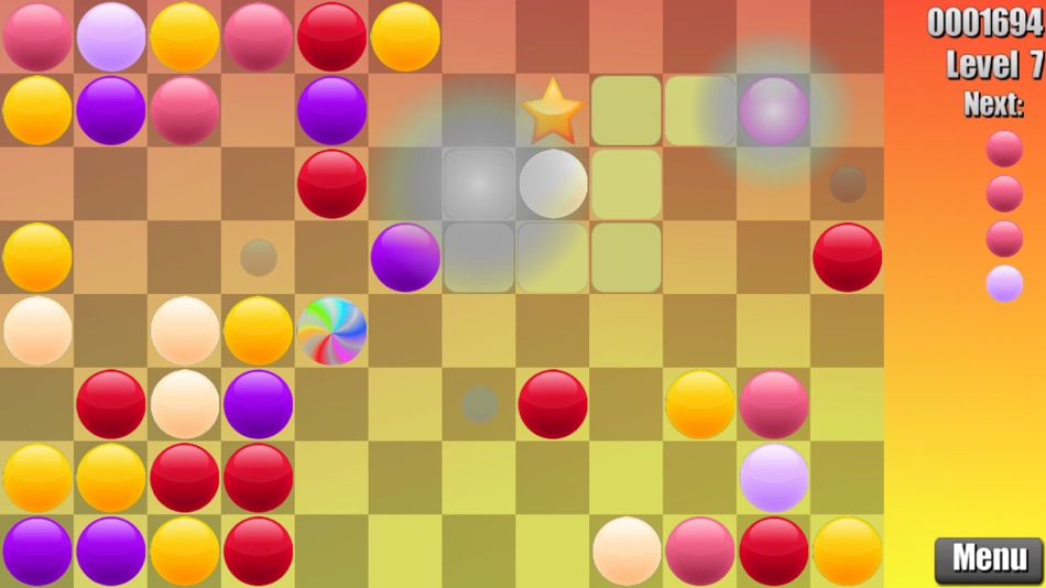 #2. Ball Rows Sort (iOS) Podle: Victor Bovio