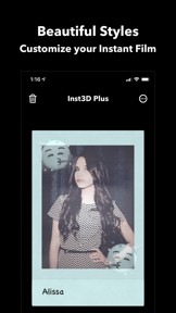 Y2K 2000s Instant Photo Editor screenshot