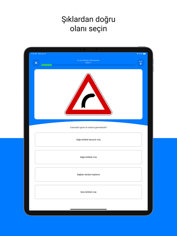 Screenshot #4 pour Trafik İşaretleri: Test Et!