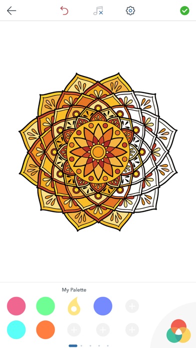 Cool Mandala Coloring Pages Screenshot