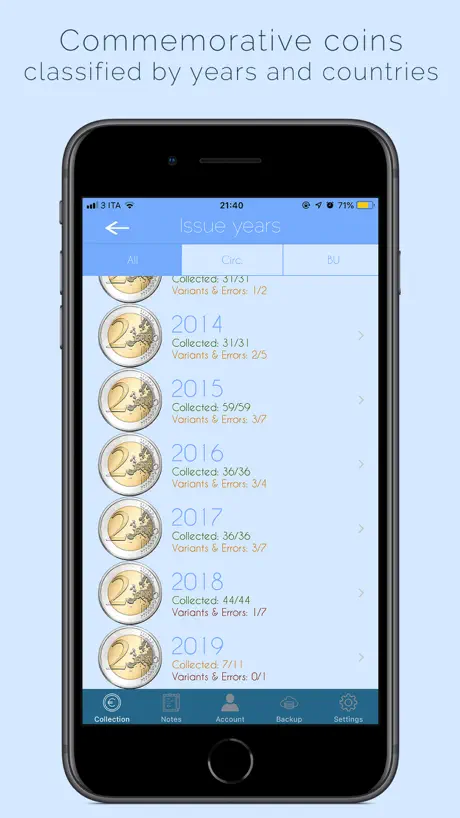 Euro Coins Album Lite