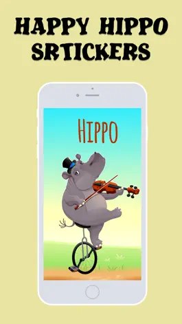 Game screenshot Happy Hippo Stickers mod apk