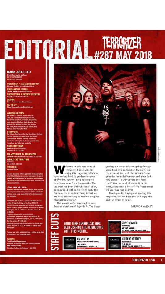 #2. Terrorizer Magazine (iOS) 由: Jellyfish Connect Limited