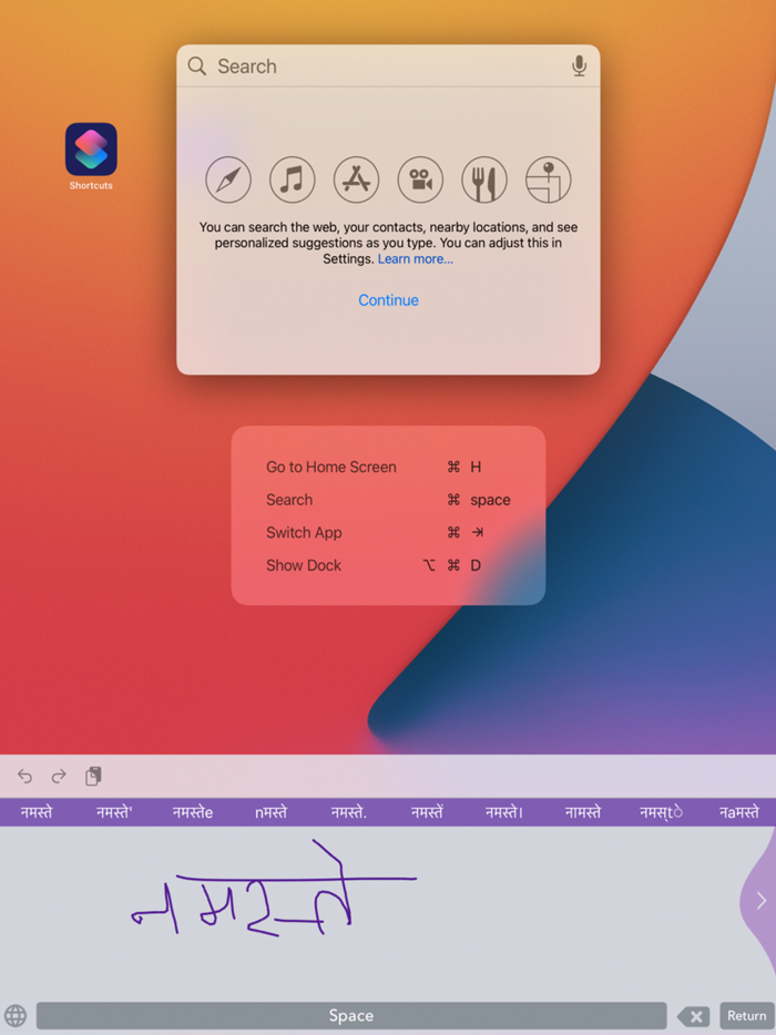 Indic Handwriting Keyboard