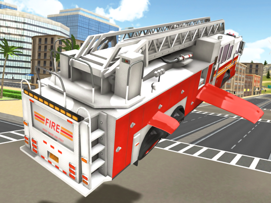 Screenshot #4 pour Fire Truck Flying Car