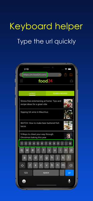 Dark Night Browser Screenshot
