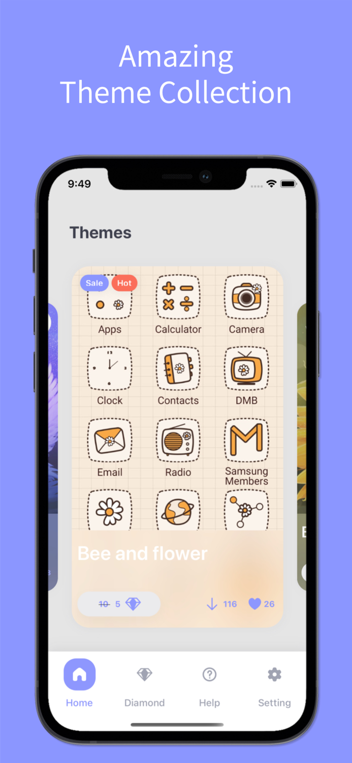 Theme Store widget changer