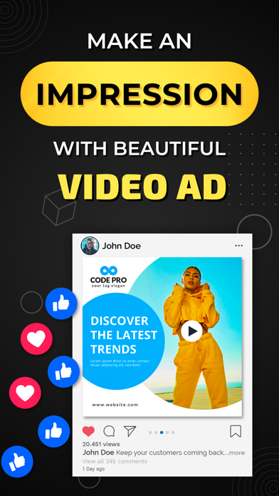 Video Flyer Maker, Ad Creator Screenshot