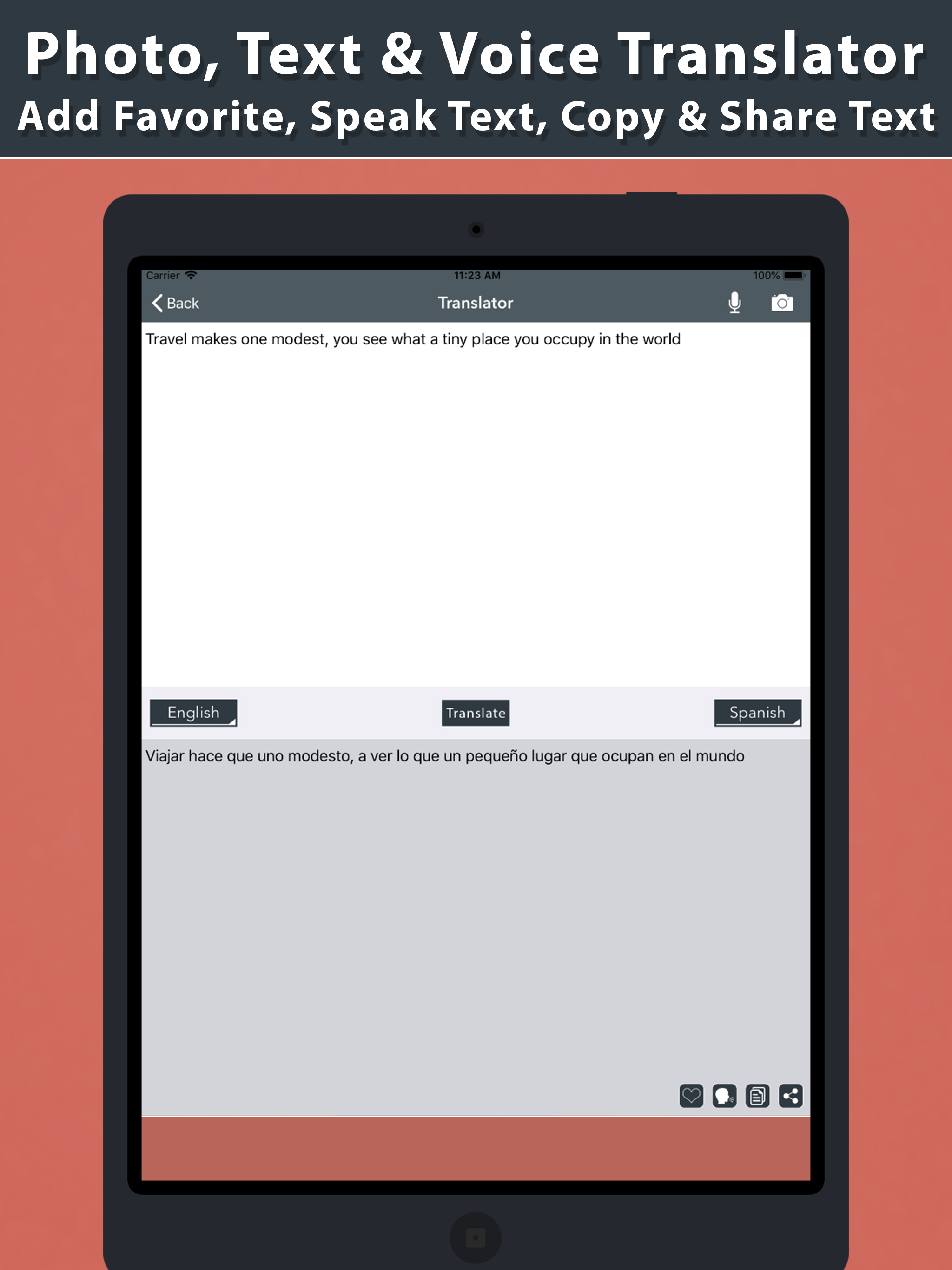 Photo, Text & Voice Translator