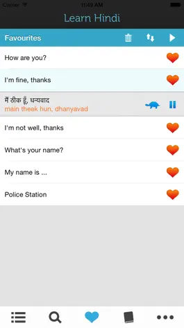 Game screenshot Learn Hindi - Phrasebook hack