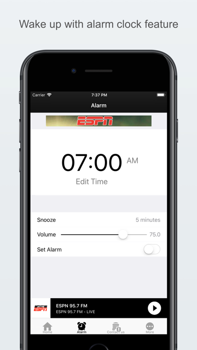 ESPN 95.7 FM Screenshot