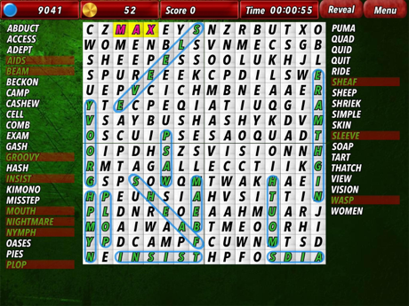 Cheats for Word Search Professional