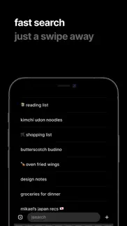 jot - fast notes iphone screenshot 3